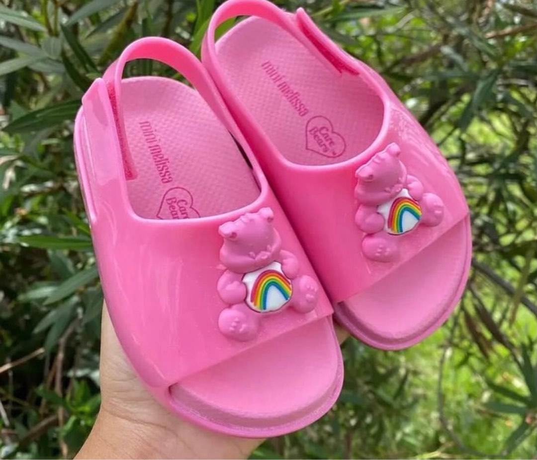MINI MELISSA SHOES CLOUD CARE BEARS PINK, Bayi & Anak, Lainnya di Carousell