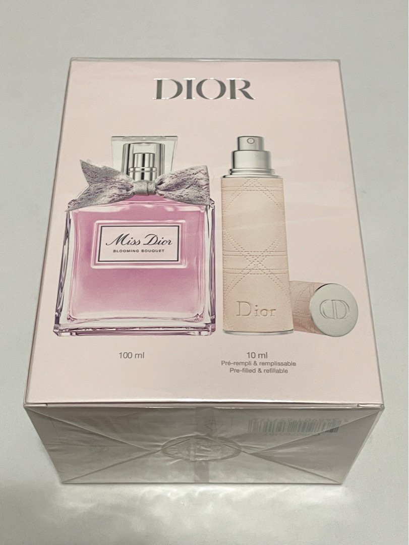 Christian Dior Miss Dior Blooming Bouquet Gift Set (100ml EDT + 10ml EDT  Refillable Travel Set) - Stylemyle