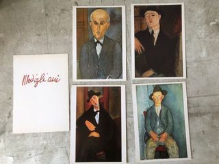 Modigliani Art Postcards  16 x 11cm  Unused
