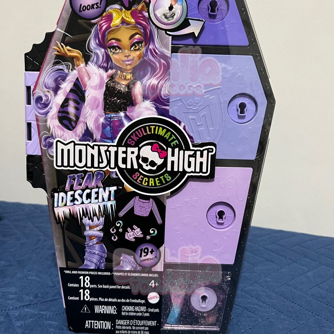 monster high g3 skulltimate secrets series 2 fearidescent clawdeen ...