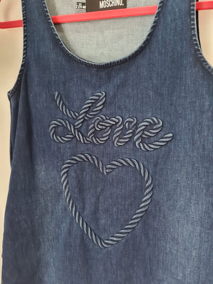 Love moschino denim dress top
