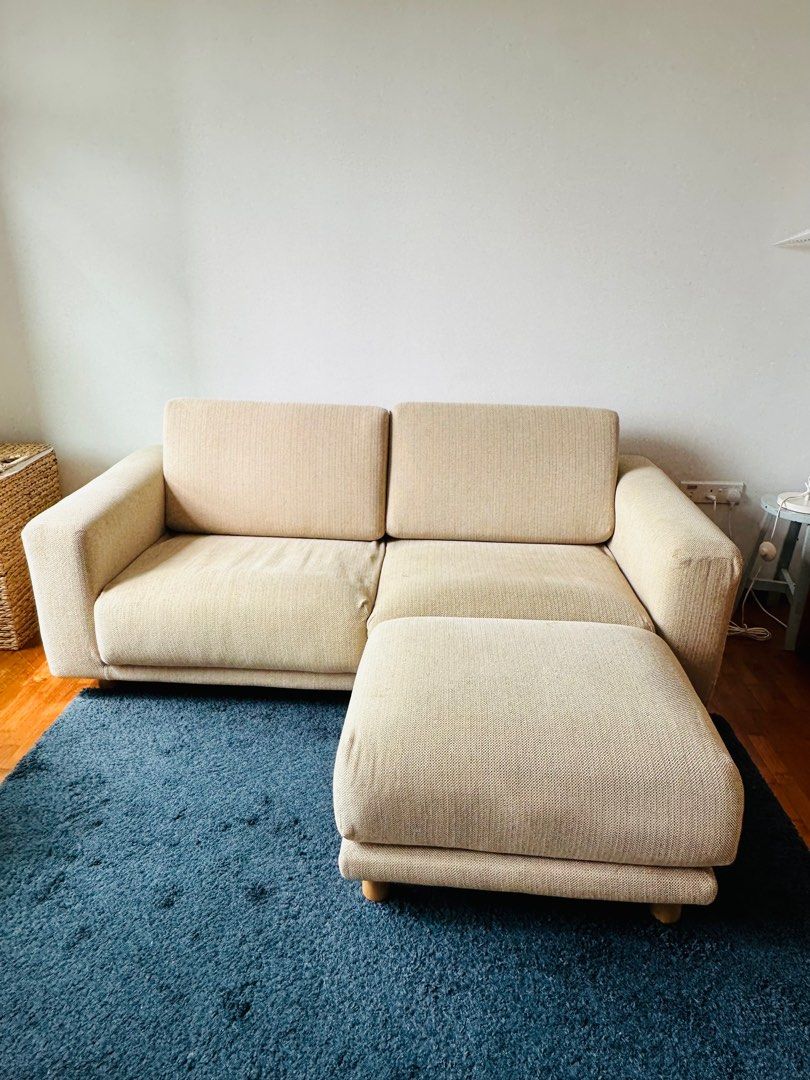 Muji sofa with ottoman, Furniture & Home Living, Furniture, Sofas on