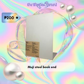 Muji Steel Book End/Stand