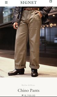 Muller & Bros Chino Pants