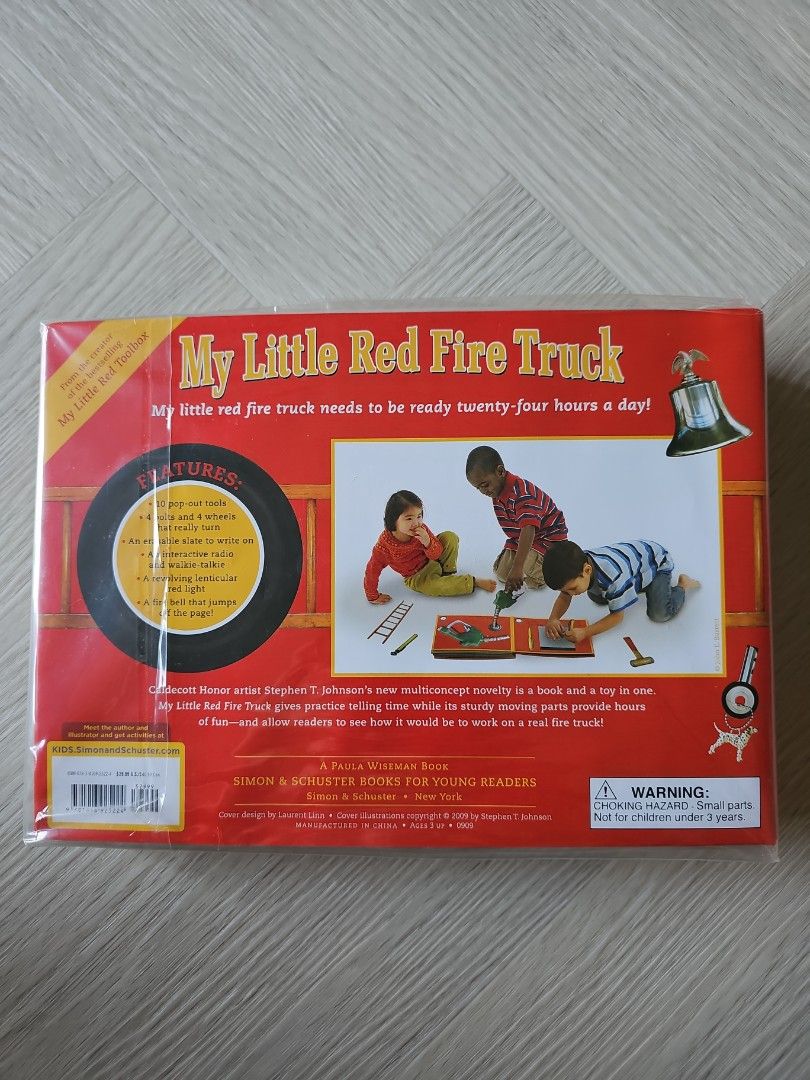 My　Children's　Little　Toys,　Truck,　Red　Books　Magazines,　Carousell　Fire　on　Hobbies　Books