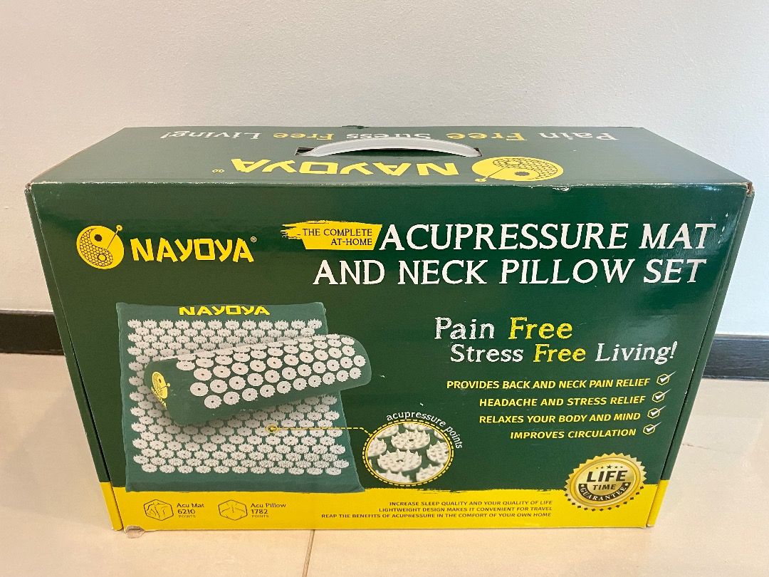 Nayoya acupressure mat hot sale and pillow set