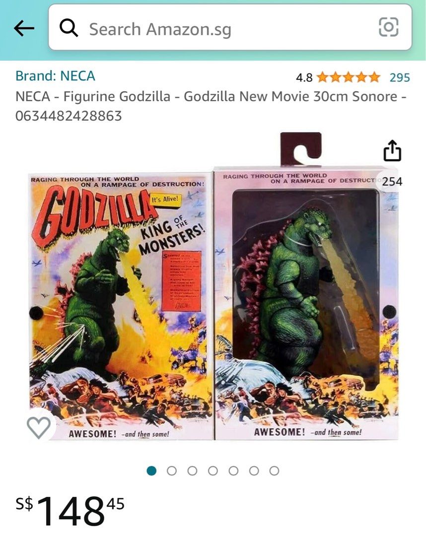 Godzilla hotsell 1956 neca
