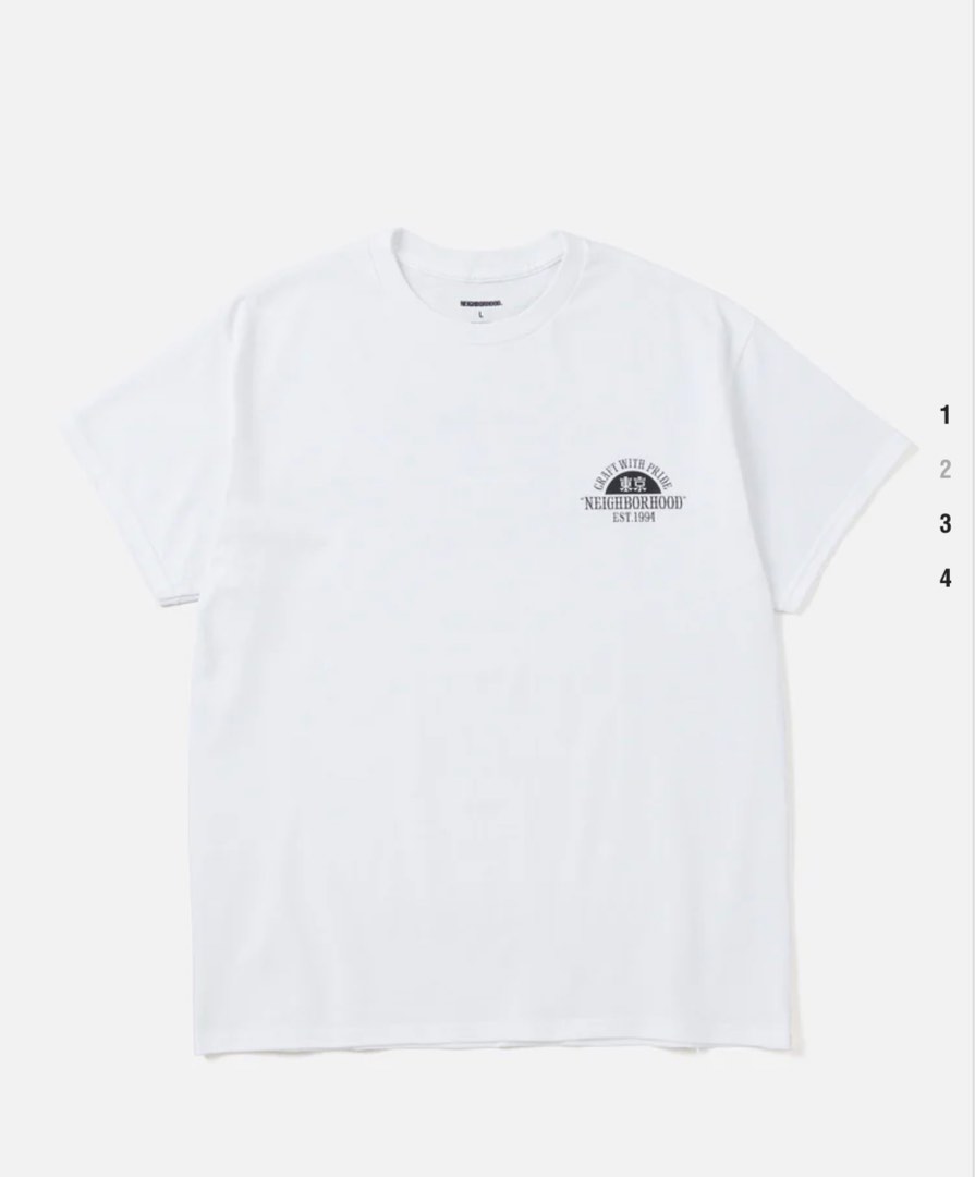 ネイバーフッド NH-1 / C-TEE . SS ブラック L Tシャツ - Tシャツ/カットソー(半袖/袖なし)