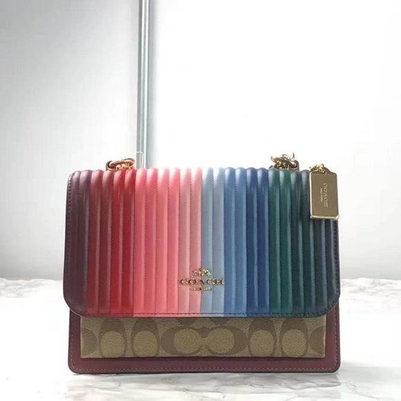 Klare crossbody with rainbow linear hotsell quilting