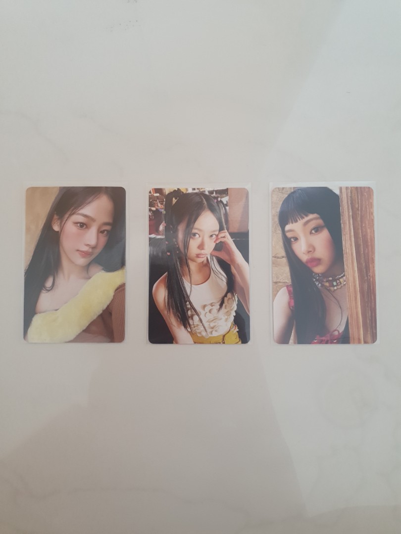 Newjeans Bag Official Photocards Pc Limited Edition Minji Hanni Hyein Danielle Kpop Hobbies 6577