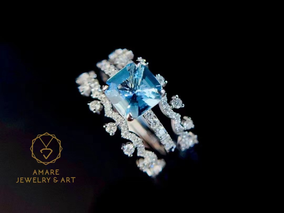 Snowflake cut aquamarine deals