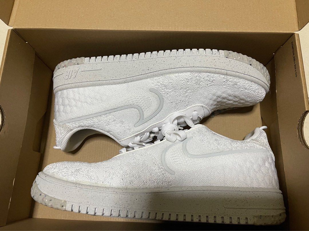 Air force 1 hotsell flyknit white mens
