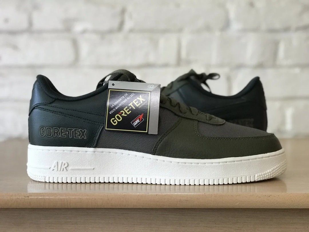 Nike Air Force 1 Gore-tex Medium Olive Green (Category: Casual Shoes) located in Quezon City. Submitted by onsesam (Listing ID 1255095551, Image 1). Description: Nike Air Force 1 Gore-tex Medium Olive Green From USA, no box Size 6 Mens.