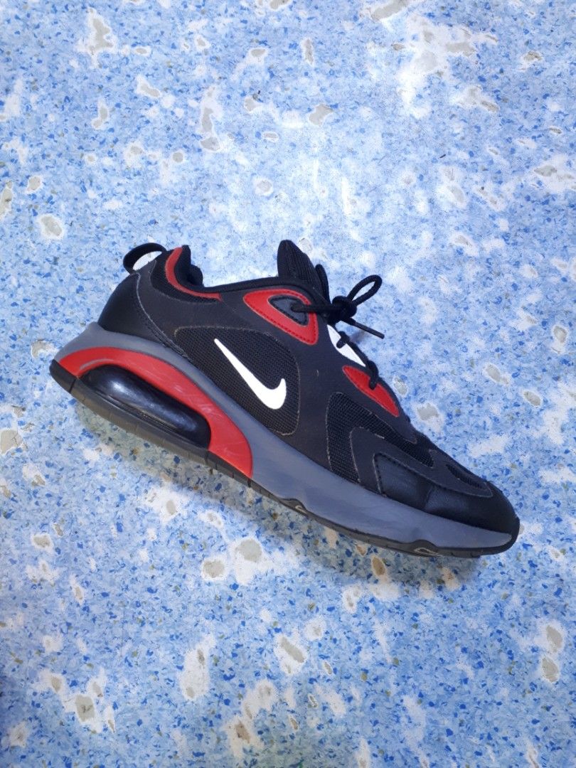 Mens nike air sale max 27 black red