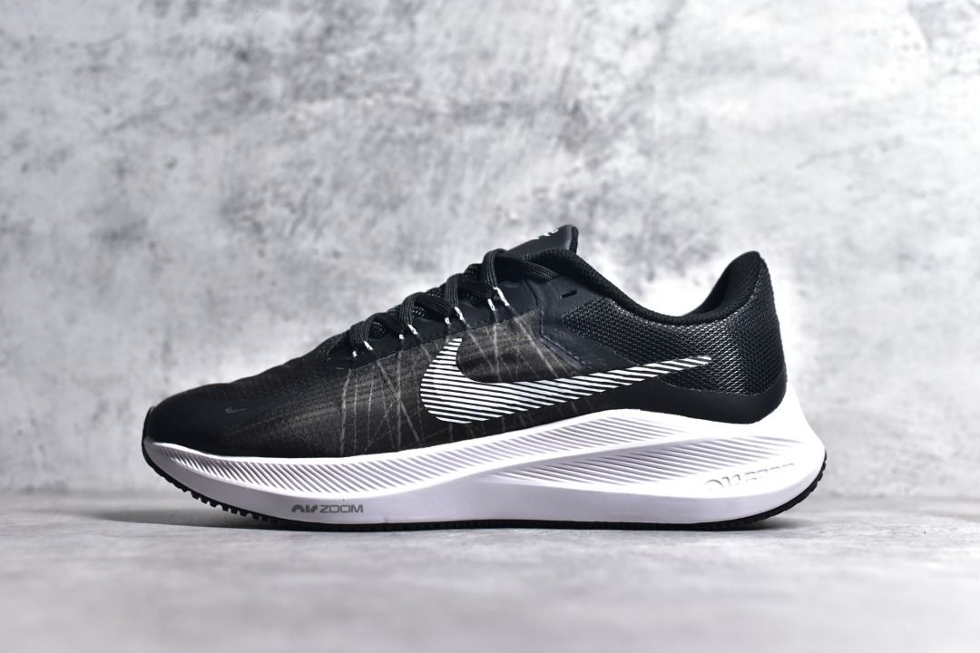 Nike air hotsell black running shoes