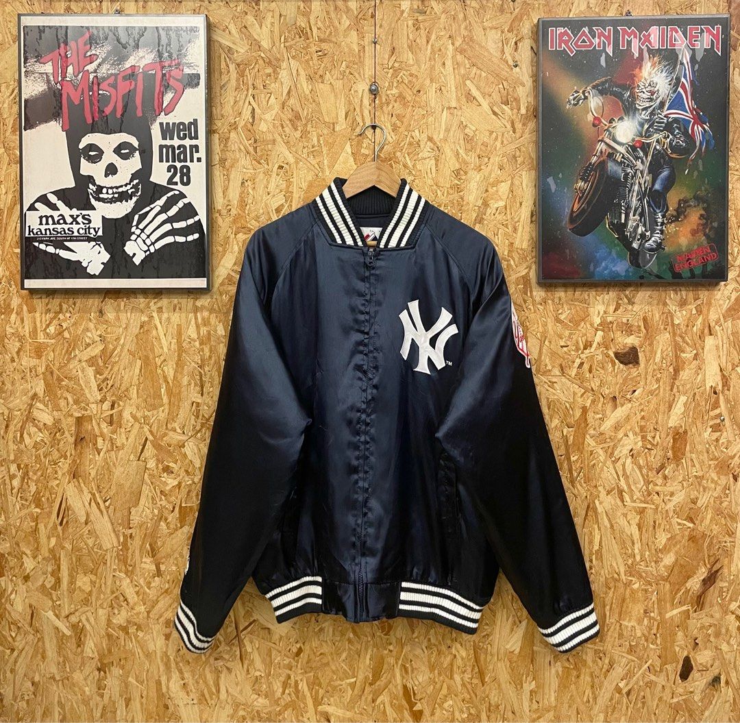 Baju baseball mlb yankees, Men's Fashion, Coats, Jackets and Outerwear on  Carousell