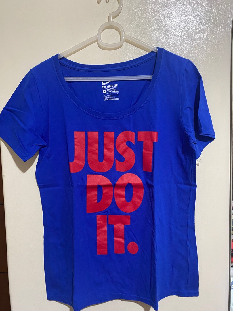 Original Nike Just Do It Shirt, Women's Fashion, Tops, Shirts on Carousell