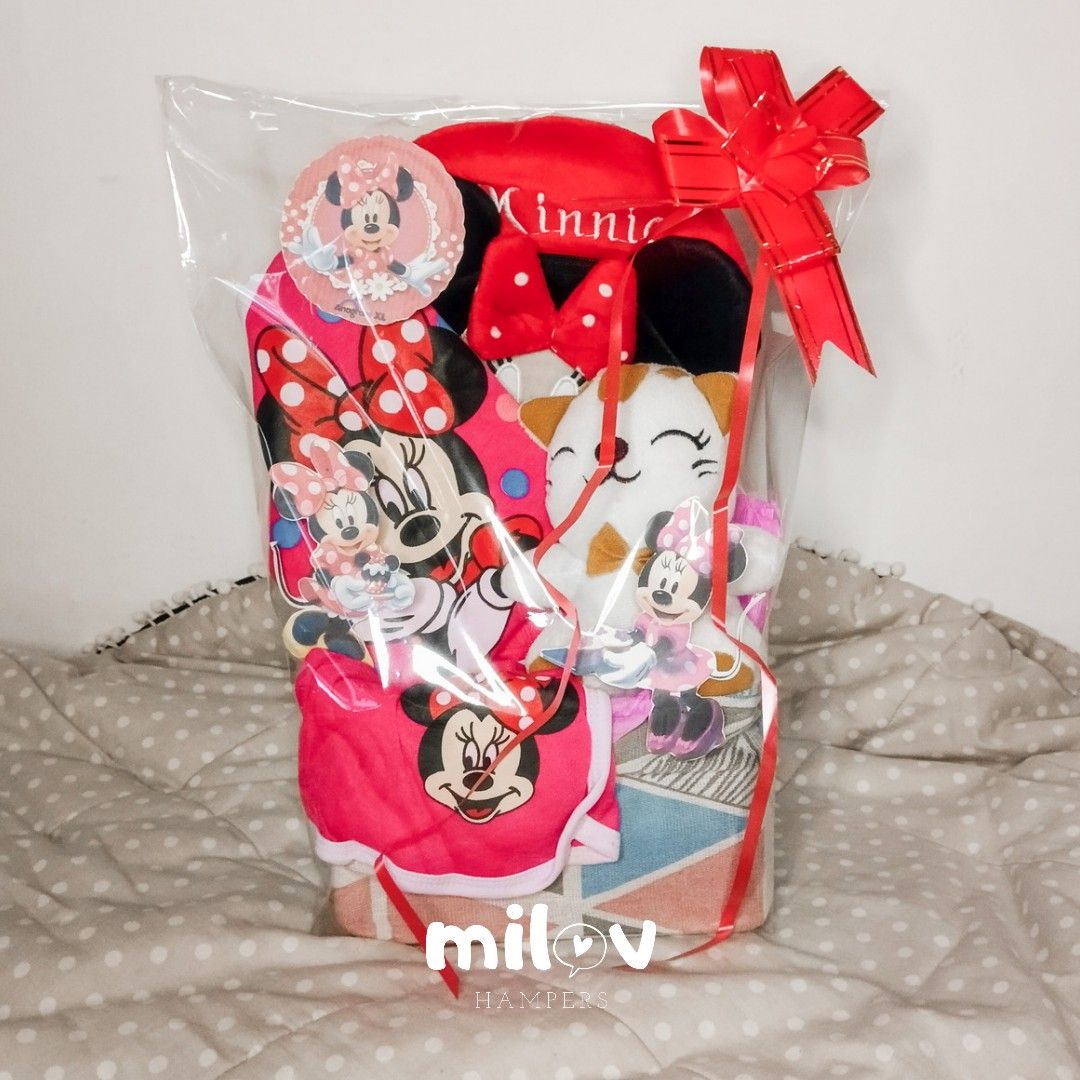 Minnie Mouse Clear Plastic Cellophane Gift Bags Goodie Candy Bags Treat Bags  for Girls Birthday Party Favors Wedding Decorations