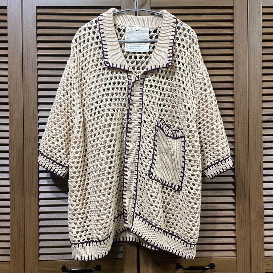 9,430円plateau studio-dong dong boro knit shirt