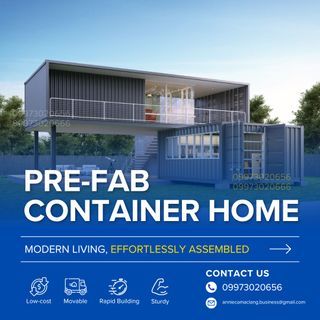 Pre-Fab Home | Container Home | Cost-effective housing | Mobile container home | Shipping container house | Eco-friendly container home | Sustainable housing | Container House | DIY container home