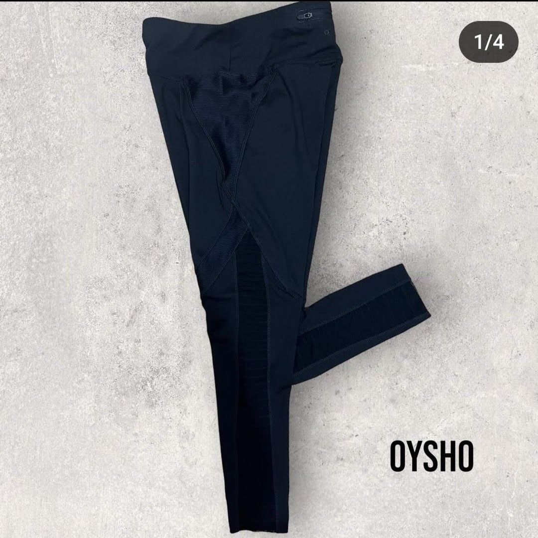 OYSHO ANKLE-LENGTH COMPRESSIVE WITH MESH - LEGGINGS - Leggings