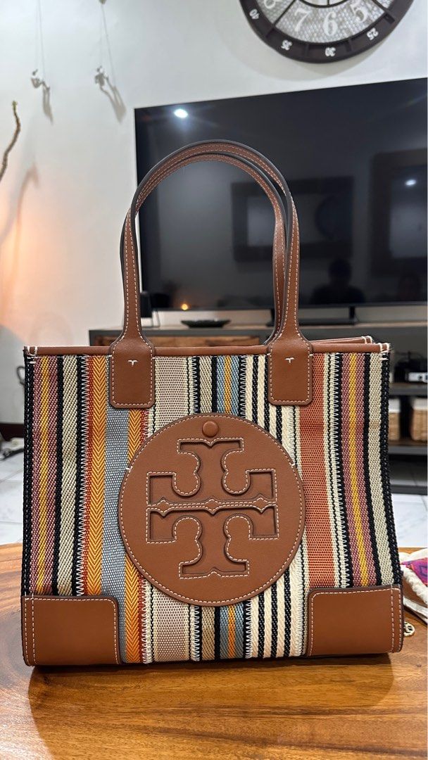 Preloved Original Tory Burch Ella Webbing Patchwork