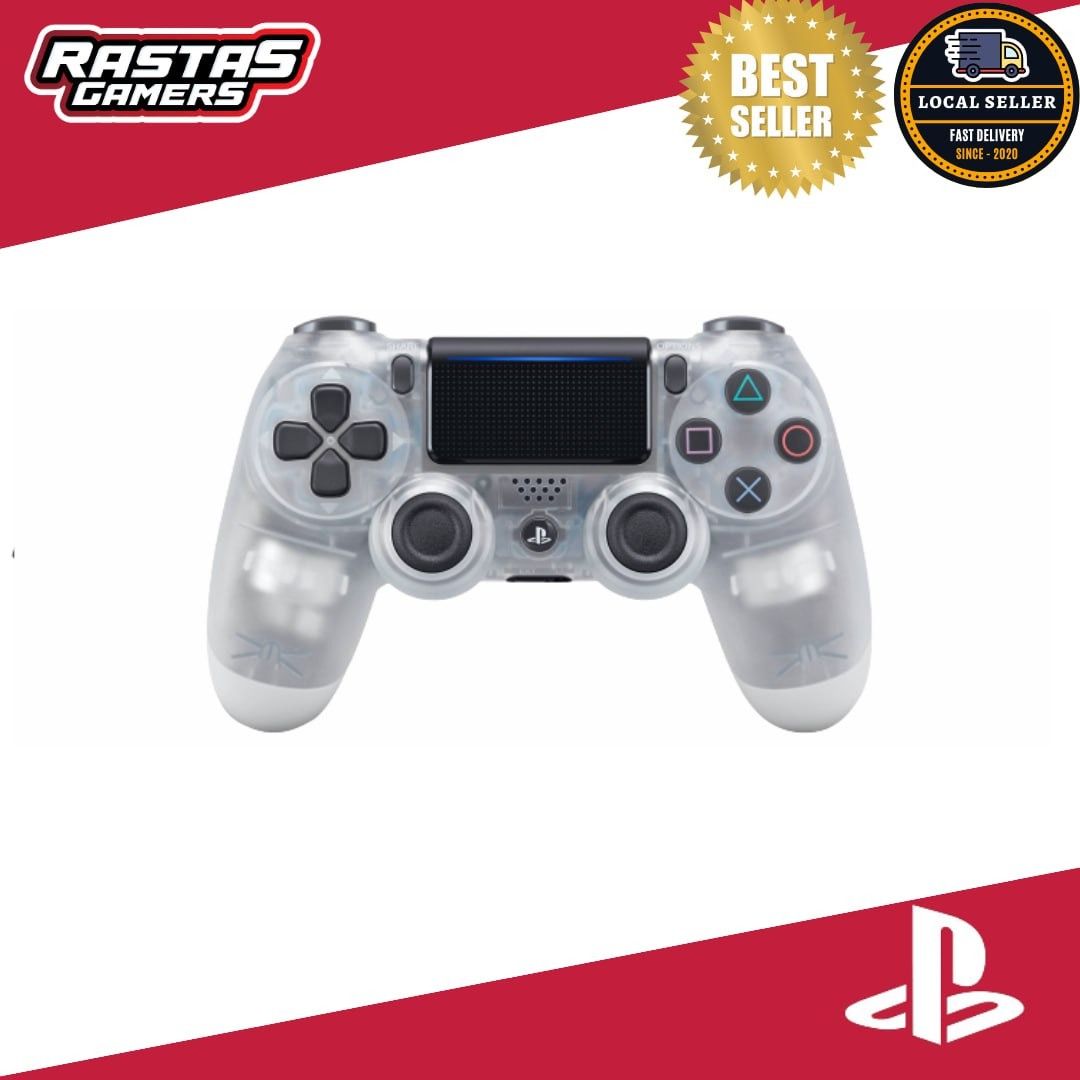 White crystal ps4 controller 2025