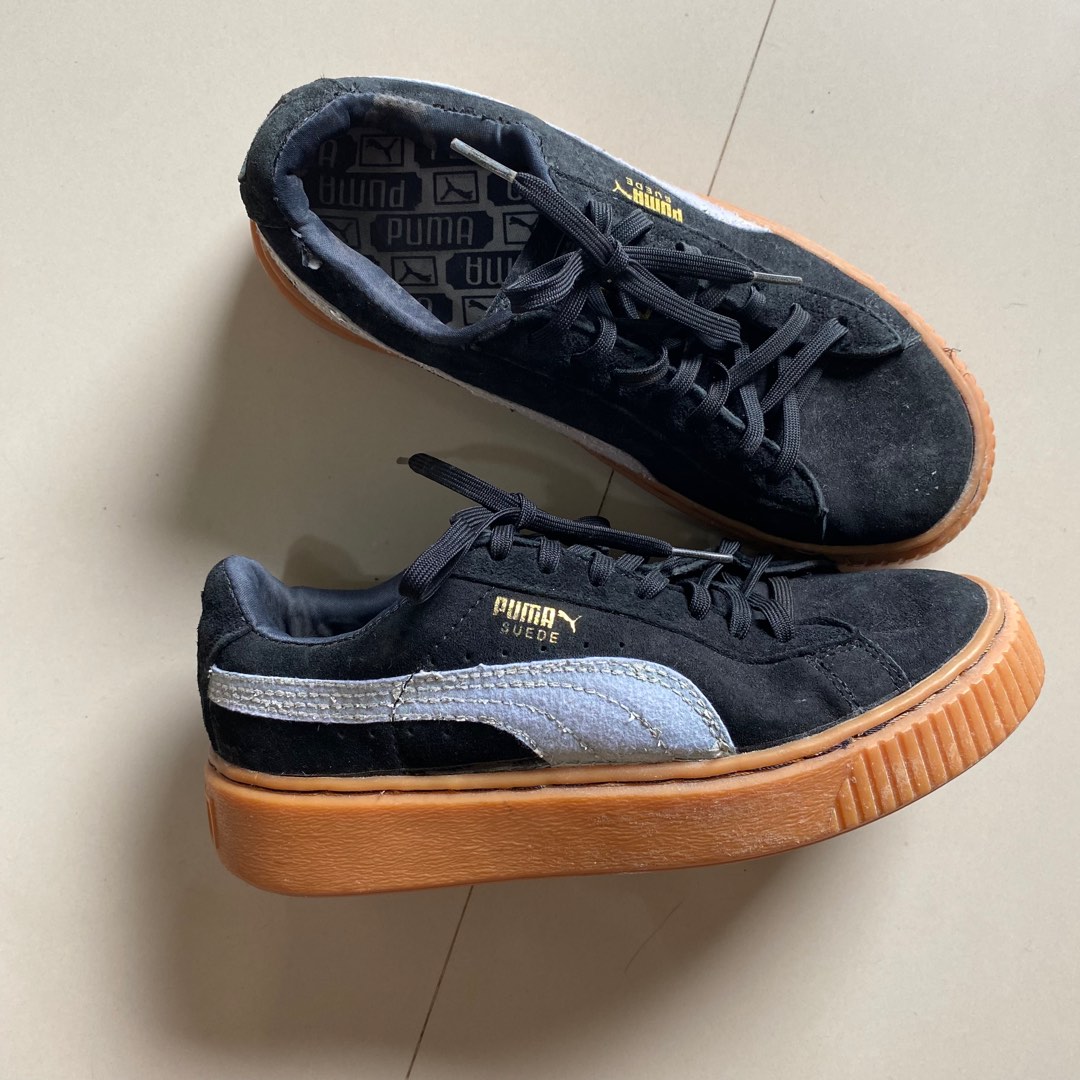 Puma Suede Platform Core Women s Fashion Footwear Sneakers on