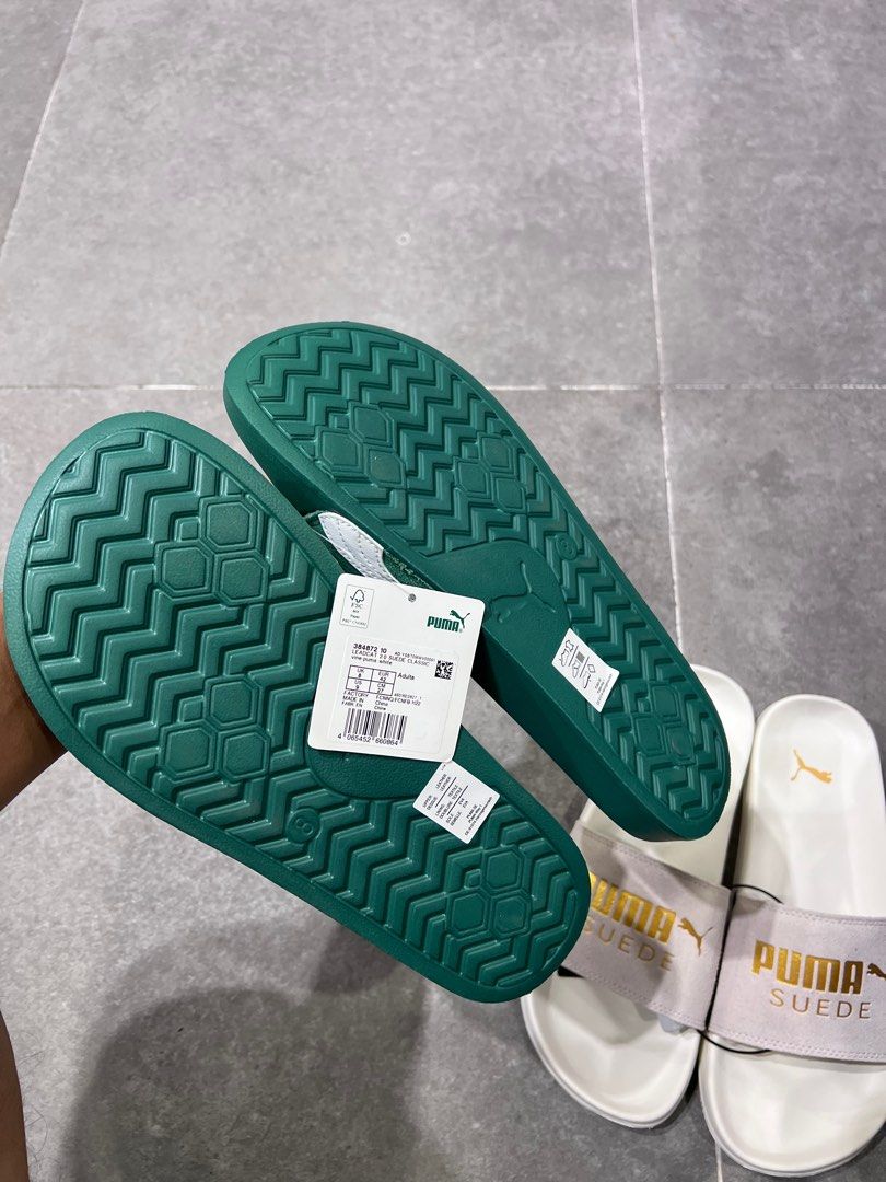 Puma suede sandals hotsell