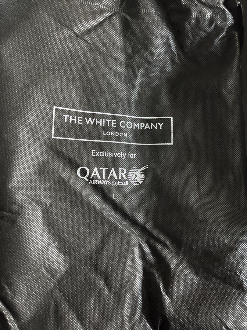 Qatar Airways pajama set by The White Company, Men's Fashion, Tops