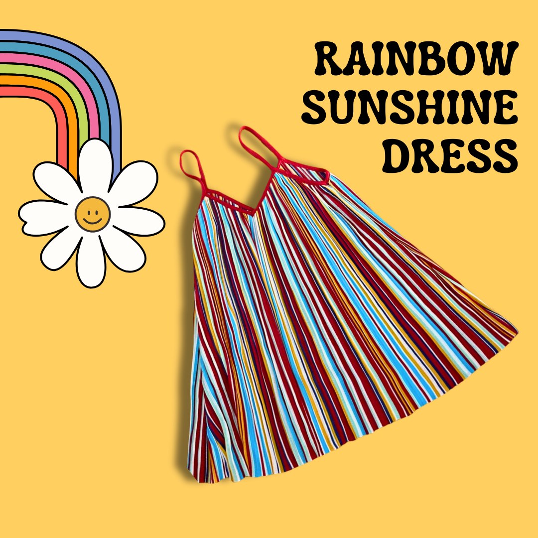 Rainbow on sale shift dress