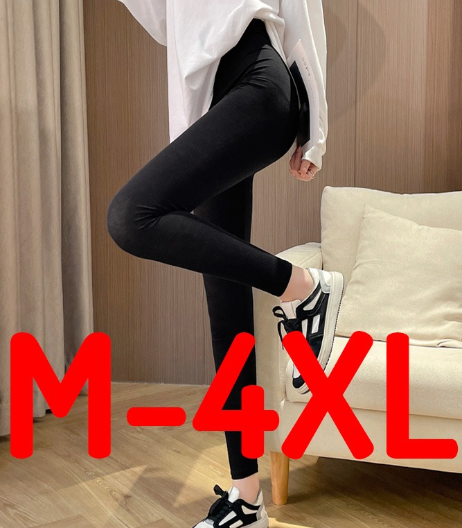 READY STOCK] Women Plus Size Elastic Stretchable Fitness Tight Waist Hip  Plain Leggings Long Pants Size M - 4XL, Women's Fashion, Bottoms, Jeans &  Leggings on Carousell