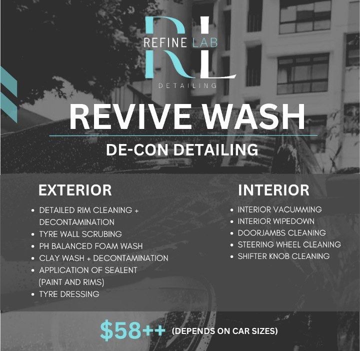 Revive Wash ! Decon Detailing, Car Accessories, Car