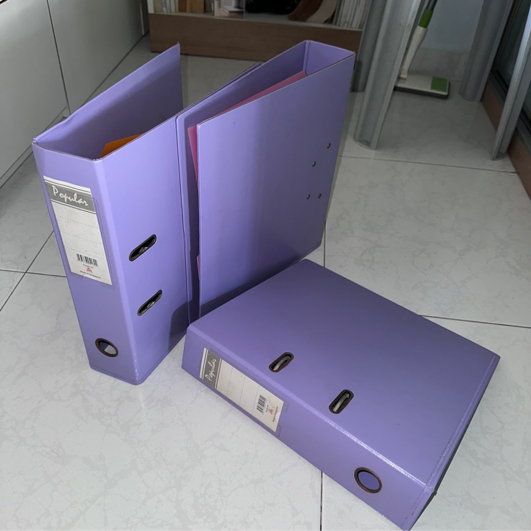 Ring files with lever arch, Hobbies & Toys, Stationery & Craft ...