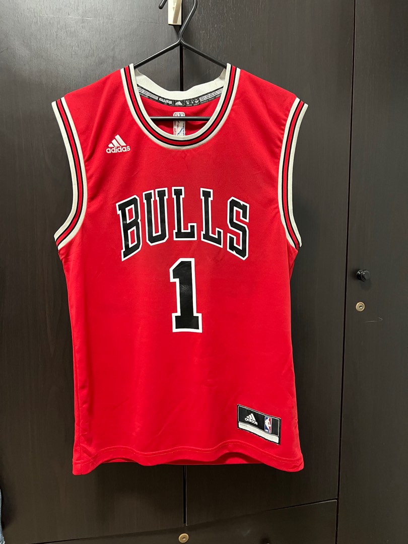 Chicago Bulls Derrick Rose #1 Basketball Stitched Jersey Sz Small