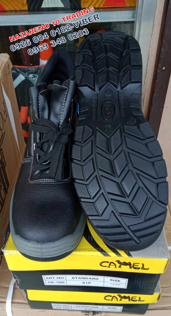 safety shoes camel 7060 brand hi cut, Men's Fashion, Footwear, Shoe inserts & accessories on