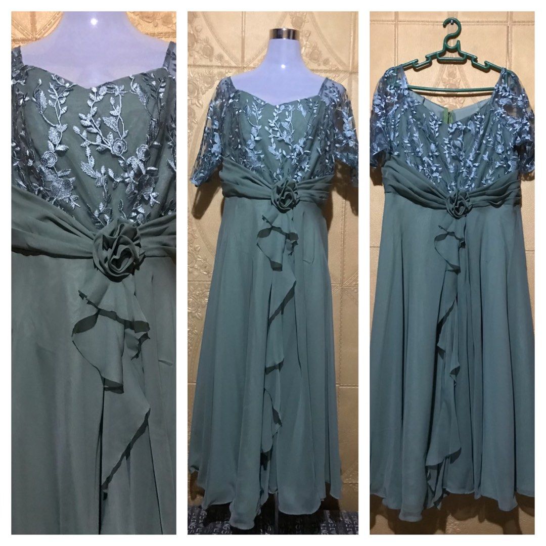 Gowns for chubby godmother in wedding sales