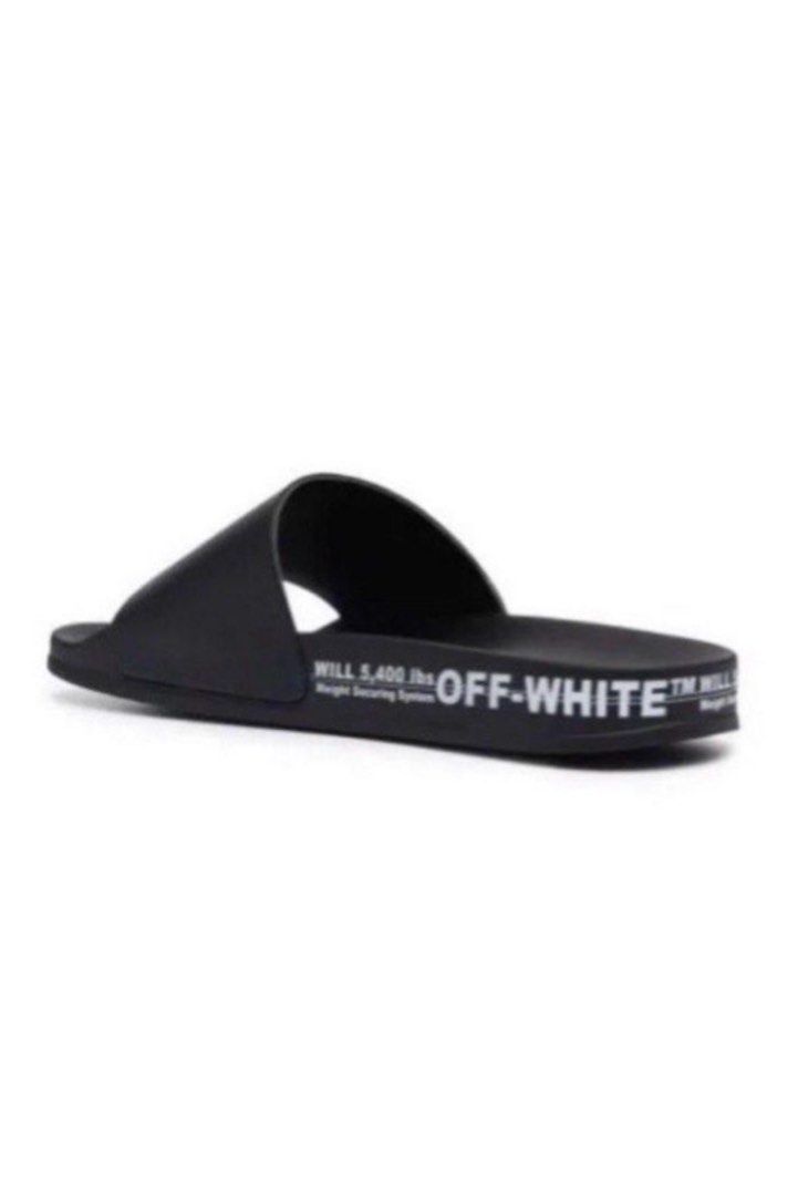Off white industrial slippers store