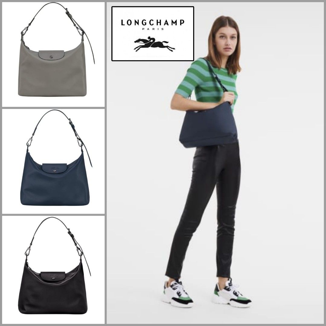Longchamp LE PLIAGE XTRA Hobo bag M - Grey, Women's Fashion, Bags &  Wallets, Tote Bags on Carousell