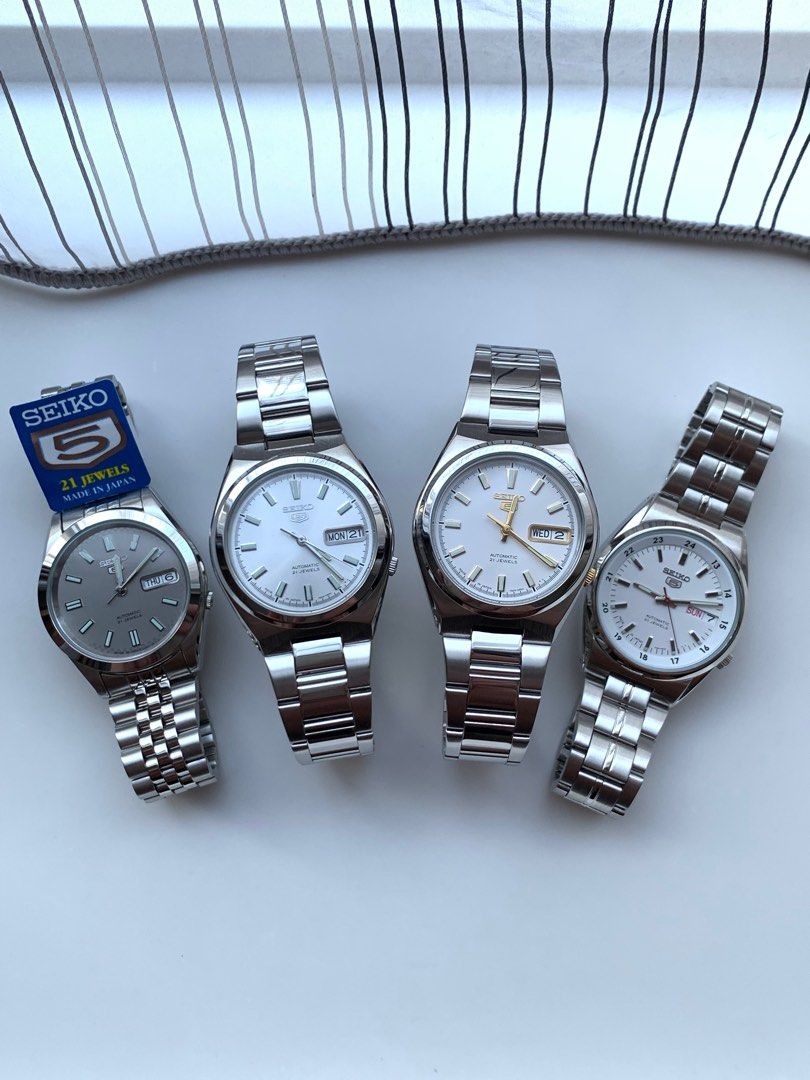 Rare Seiko 5 Integrated bracelet and jubilee