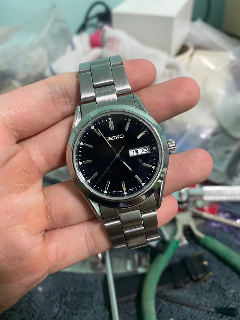 Seiko black face hotsell