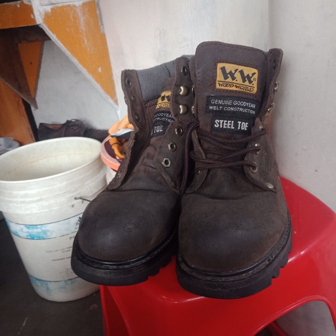 Wood world safety boots cheap