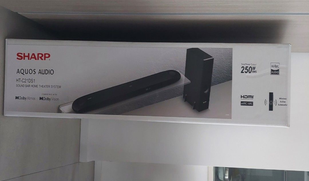 Sharp Aquos Audio Soundbar HTC21DS1 Home Theatre System / Sound Bar