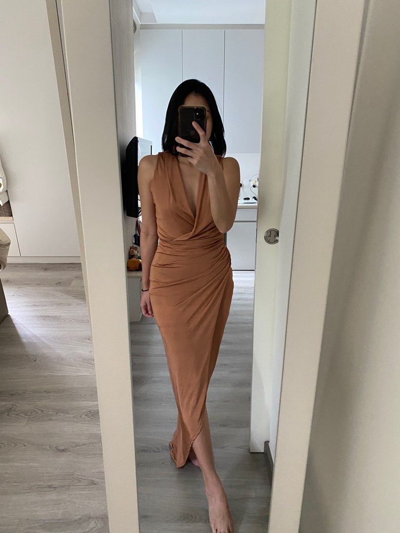 Sheike shop rust dress
