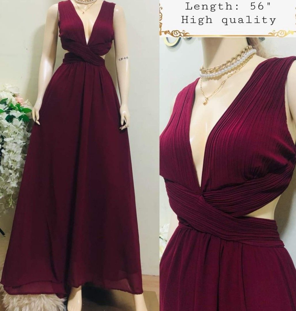 Shein Ruched Cocktail Formal Dress, Women's Fashion, Dresses & Sets, Evening  dresses & gowns on Carousell