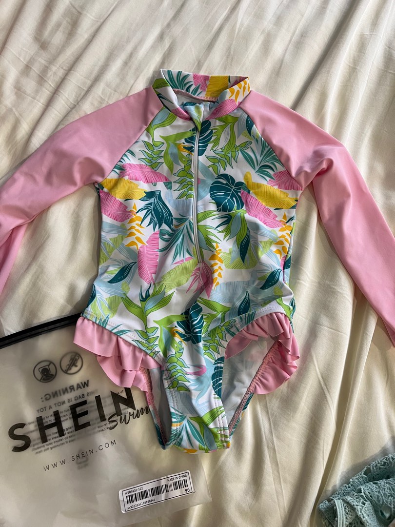 Shein swimwear, Babies & Kids, Babies & Kids Fashion on Carousell