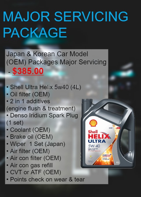 SHELL HELIX SERVICING / ENGINE OIL / MAJOR SERVICING / 5W40 / PROMOTION ...