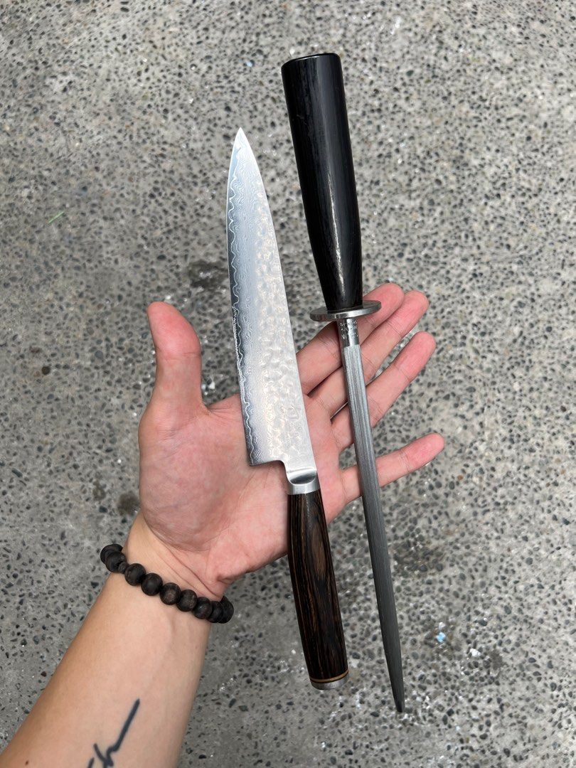 Shun Utility knife & honing steel, Furniture & Home Living, Kitchenware