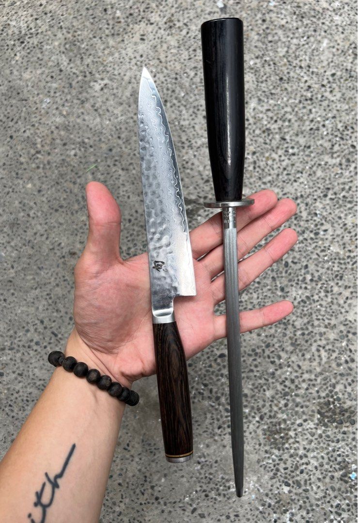 Shun Utility knife & honing steel, Furniture & Home Living, Kitchenware