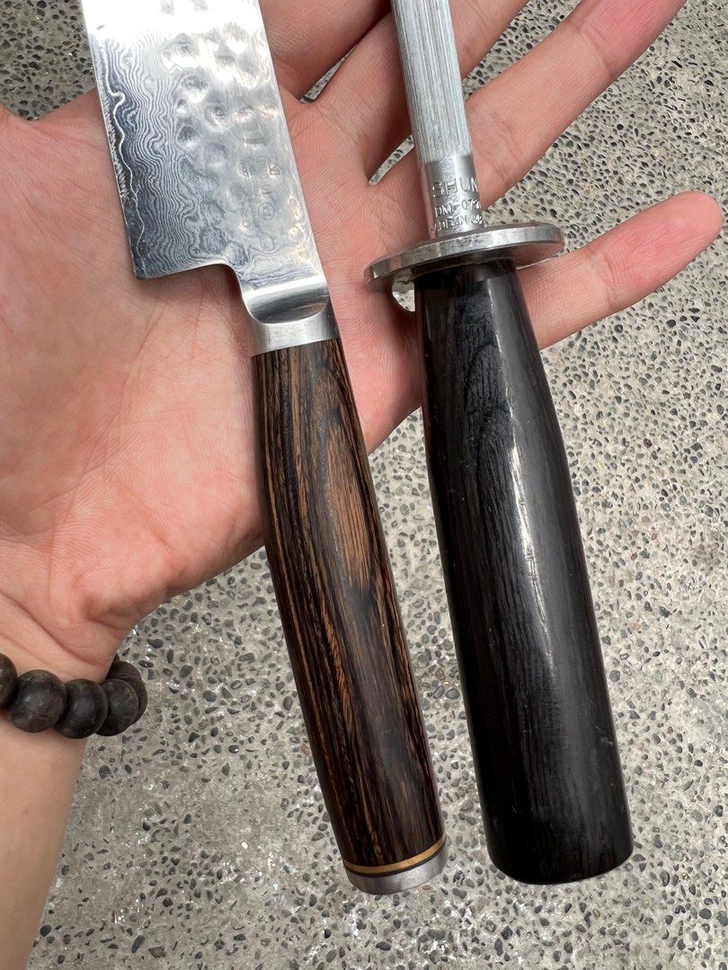 Shun Utility knife & honing steel, Furniture & Home Living, Kitchenware